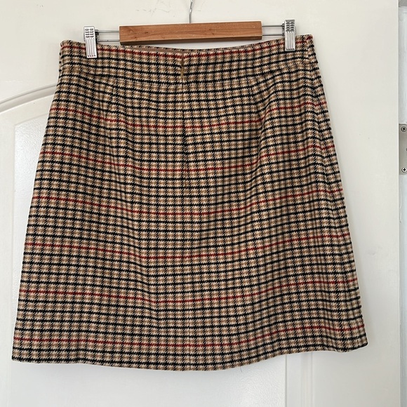NWOT J. Crew Plaid Skirt - Picture 6 of 12